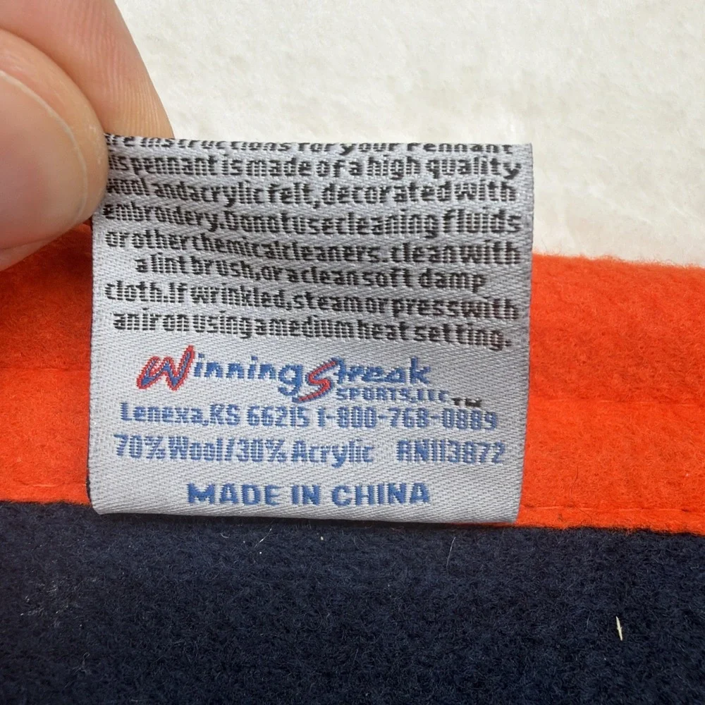 Chicago Bears NFL Wool Banner Wall Hanging Pennant Felt Fan Cave Decor